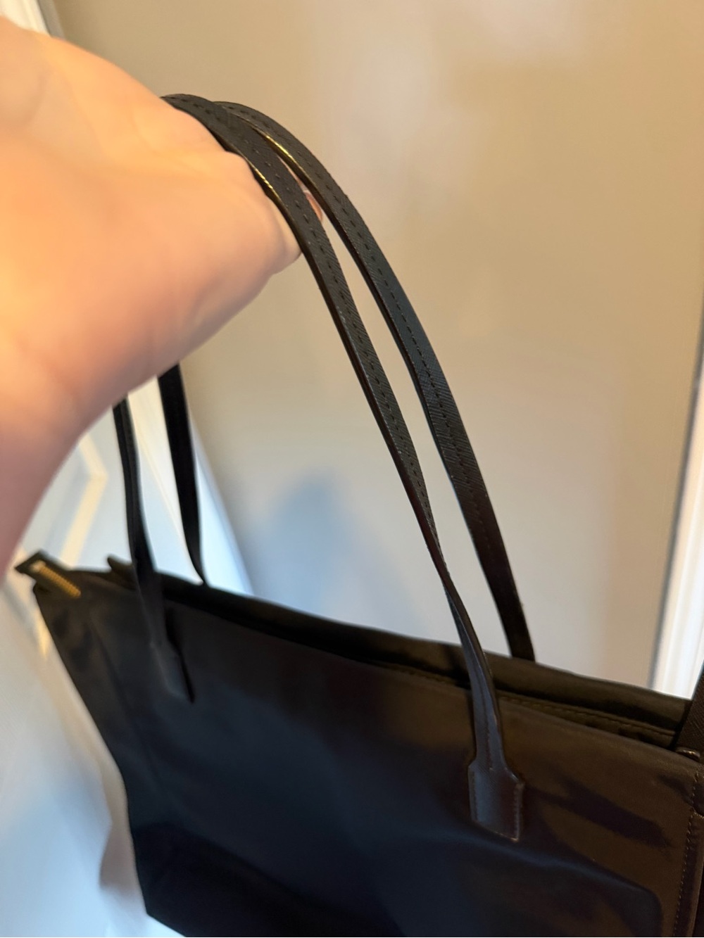 Black Kate Spade New York Blake Avenue Taden Nylon Tote Bag Purse Handbag - Picture 10 of 12